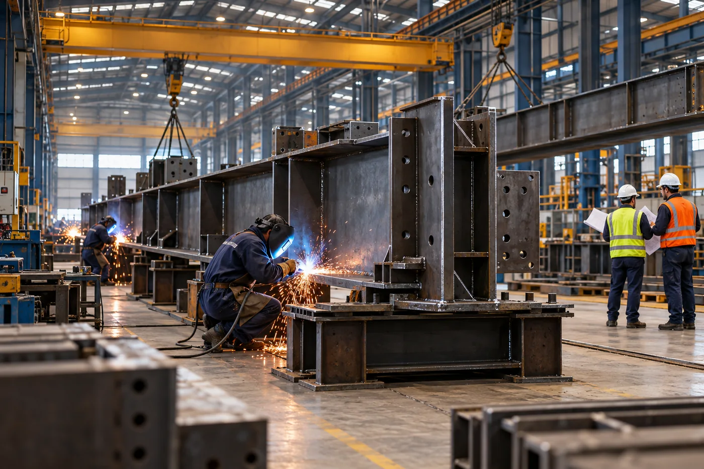Heavy engineering and fabrication workshop